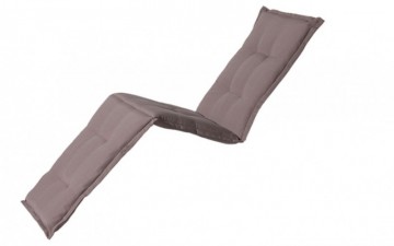 1 ligbedkussen teakhout ligbed taupe