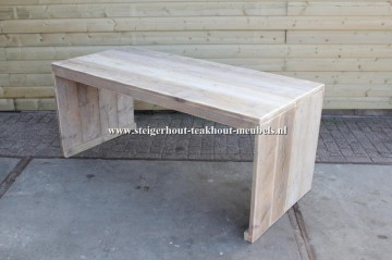 1 steigerhout tafel design zijaanzicht180 x 80