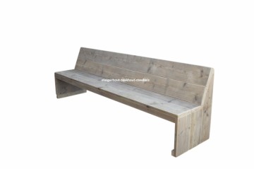 6 steigerhout bank basic opzij