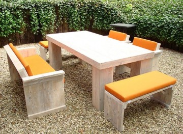 7 steigerhouten20tuin20set20basic