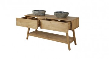 Badkamermeubel teck open