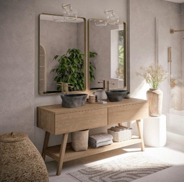 Badkamermeubel teck sfeer