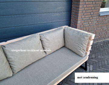 Douglas balken bank armleuning