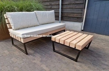 Douglas balken bank recht 1 kussens plof n