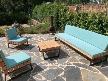 Douglas balken bank set bright blue 1 n 2