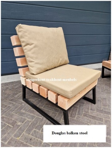 Douglas balken stoel met kussens n