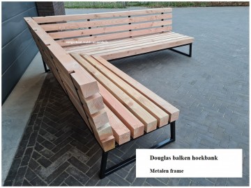 Douglas hoekbank opzij achter n