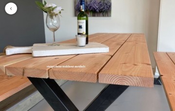 Douglas picknicktafelx detail n