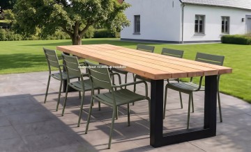 Douglas tuintafel metaal u 1verkleind