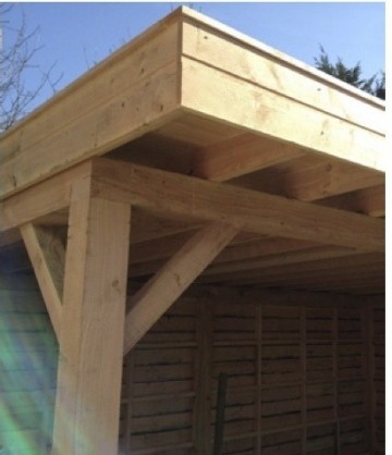 Douglas veranda jarno onbehandeld detail