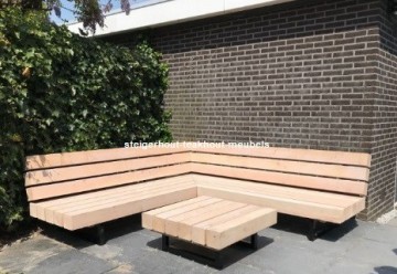 Douglashout balken hoekbank melderslo 1 n