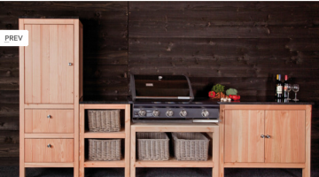 Douglashout buitenkeuken 0