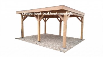 Douglashout overkapping jarno zonder wanden