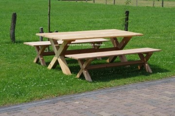 Douglashout tuinset luxe 3 cm dik n