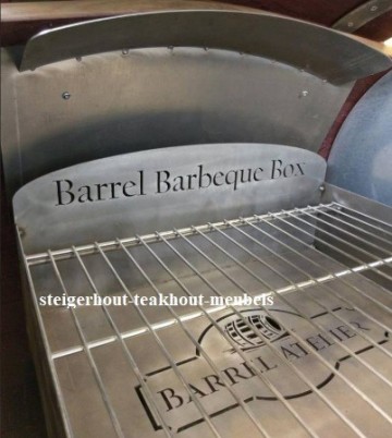 Eiken wijnvat barbecue detail n