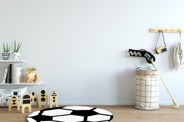 Houseofkidsvloerkleedvoetbal75cmwitzwart22901551556169812