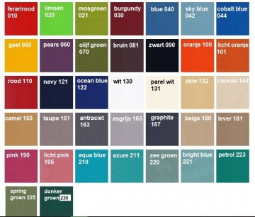 Kleuren cartenza apart 2019 naam 1 75