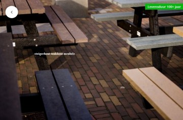 Kunststof picknicktafel kleur n