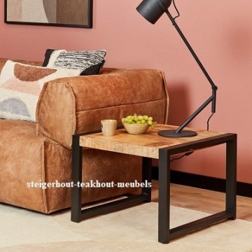 Mangohout bijzettafel zonder onderblad bo sfeer n
