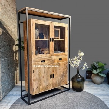 Mangohout buffetkast 200cm n