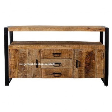 Mangohout dressoir bo 135 1 n