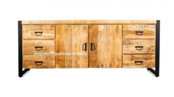 Mangohout dressoir bo 3 n