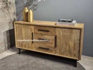 Mangohout dressoir klein sfeer n