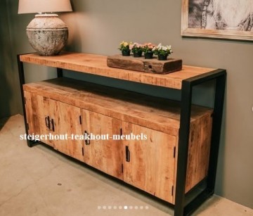 Mangohout dressoir sfeer n