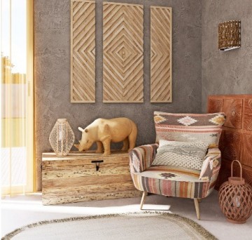 Mangohout opbergkist basis sfeer