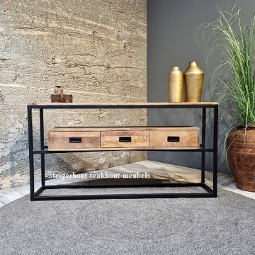 Mangohout sidetable a 150cm n