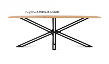 Mangohout tafel jay rechthoek groot n