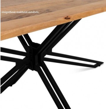 Mangohout tafel jay rechthoek n