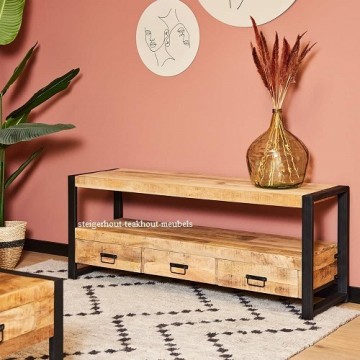 Mangohout tv meubel bo 150 sfeer n