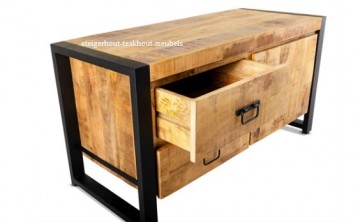 Mangohout tv meubel bo5 opzij n