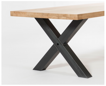 Metalen onderstel x poot