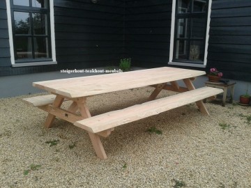 Picknicktafel boomstam douglas 200 n