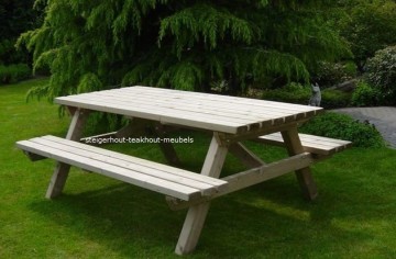 Picknicktafel geimpregneerd grenenhout 42cm n