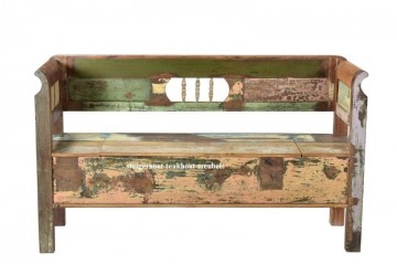 Sloophout klep bank 140 bruin n