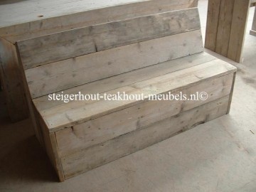 Steigerhout bank basic150 okemet naam