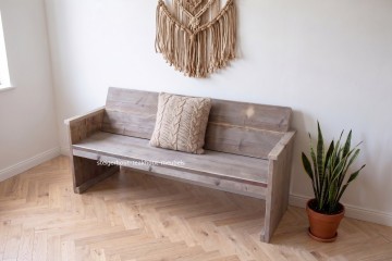 Steigerhout bank design sfeer 1
