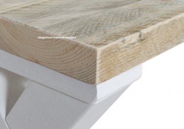 Steigerhout bankje benton dichtbij n