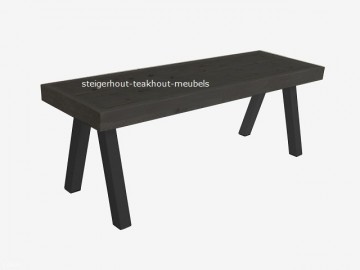 Steigerhout bankje elsa blackwash n