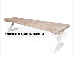 Steigerhout bankje z poot n