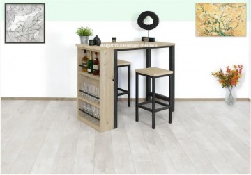 Steigerhout bartafel kast sfeer n