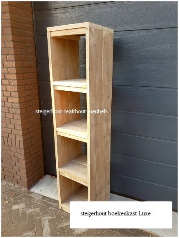 Steigerhout boekenkast luxe n