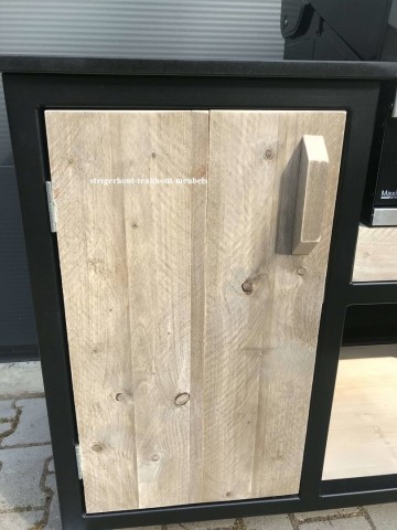 Steigerhout buitenkeuken grandhall detail n