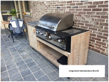 Steigerhout buitenkeuken ibrido top 4 n