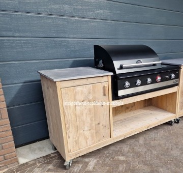 Steigerhout buitenkeuken ibrido top 6 n