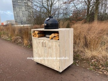 Steigerhout buitenkeuken outside opzij n