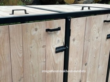 Steigerhout containerombouw detail n